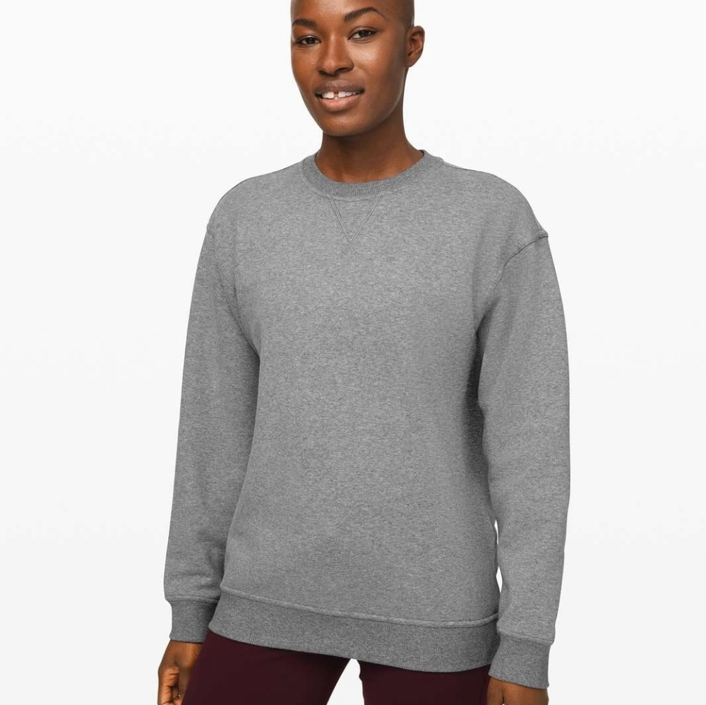 Lululemon All Yours Crew Heathered Core Medium Grey